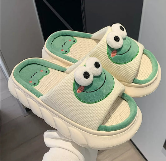Frog- BESTLIFE™ linen slippers