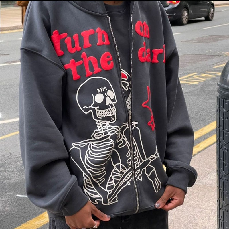 men's hoodie in the city